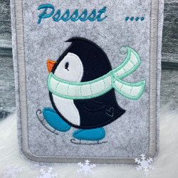 Stickdatei - Eis Pingu Satin